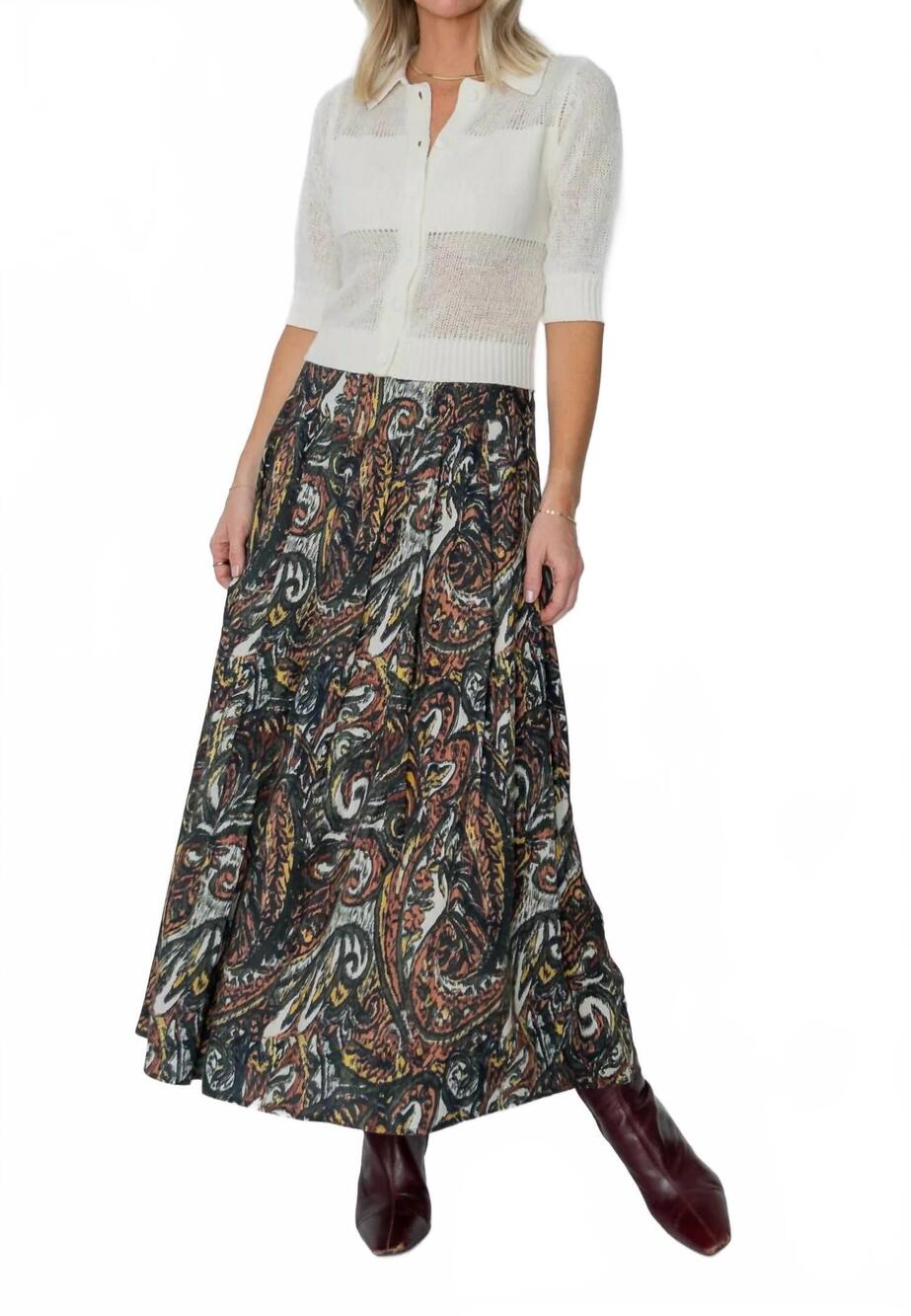 NEW WEST OF veronique ankle skirt in multicolor